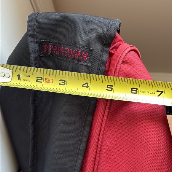 Kenneth Cole Reaction Red and Black Messenger Bag - Picture 12 of 12